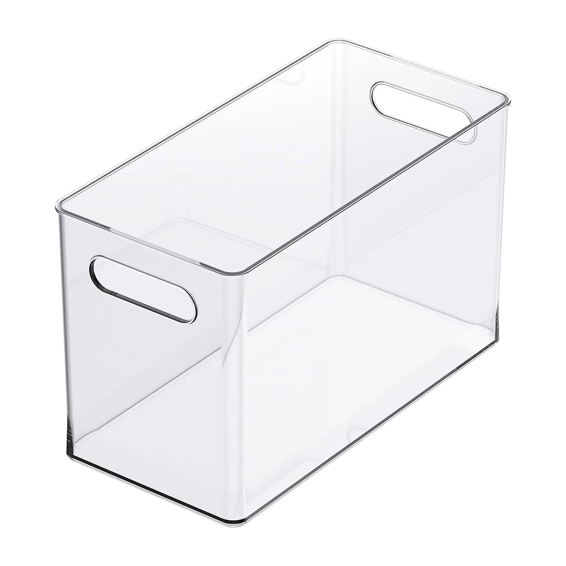 13" x 6.5" Clear Storage Bin with Handles by Simply Tidy™