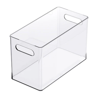 13" x 6.5" Clear Storage Bin with Handles by Simply Tidy™