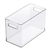 13" x 6.5" Clear Storage Bin with Handles by Simply Tidy™