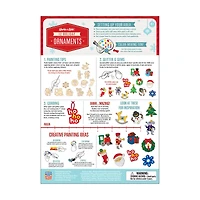 Works of Ahhh... Wood Painting Kit - 12 Holiday Ornaments