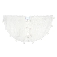 4ft. White Faux Fur Tree Skirt by Ashland®