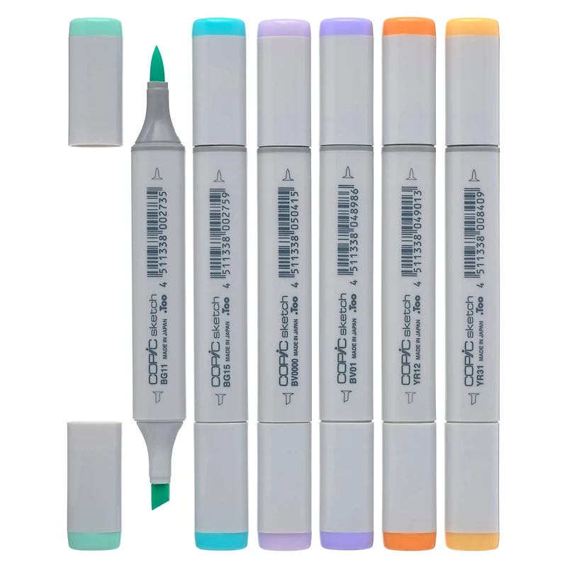 Copic® Pale Pastels Sketch Marker Set