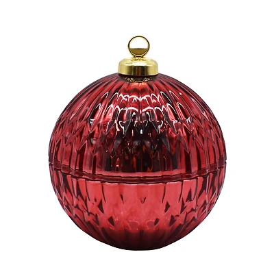 3.4oz. Berry Glimmer Scented Ball Ornament Candle by Ashland