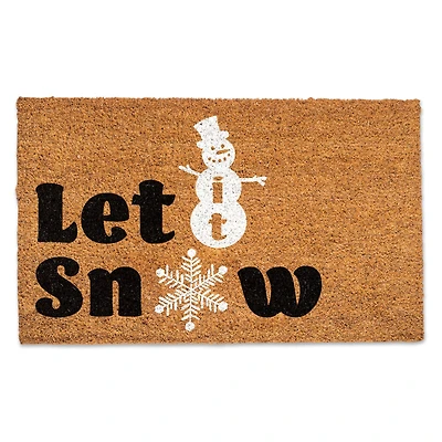 Let it Snow Snowman Doormat