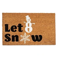 Let it Snow Snowman Doormat