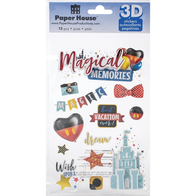 Paper House® Magical Memories 3D Stickers