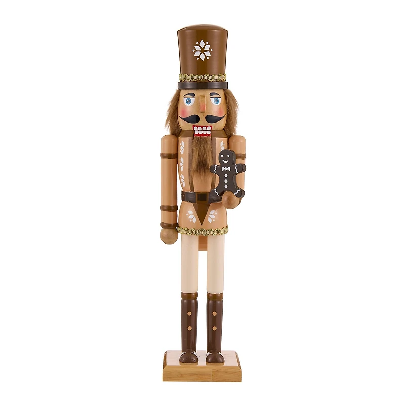 15.75" Gingerbread Nutcracker with Gingerbread Man by Ashland®