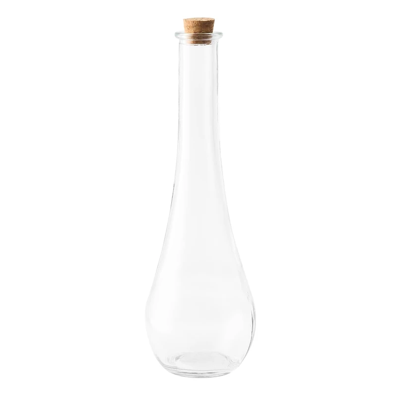 12 Pack: 7" Clear Glass Teardrop Vinegar Bottle by Ashland®