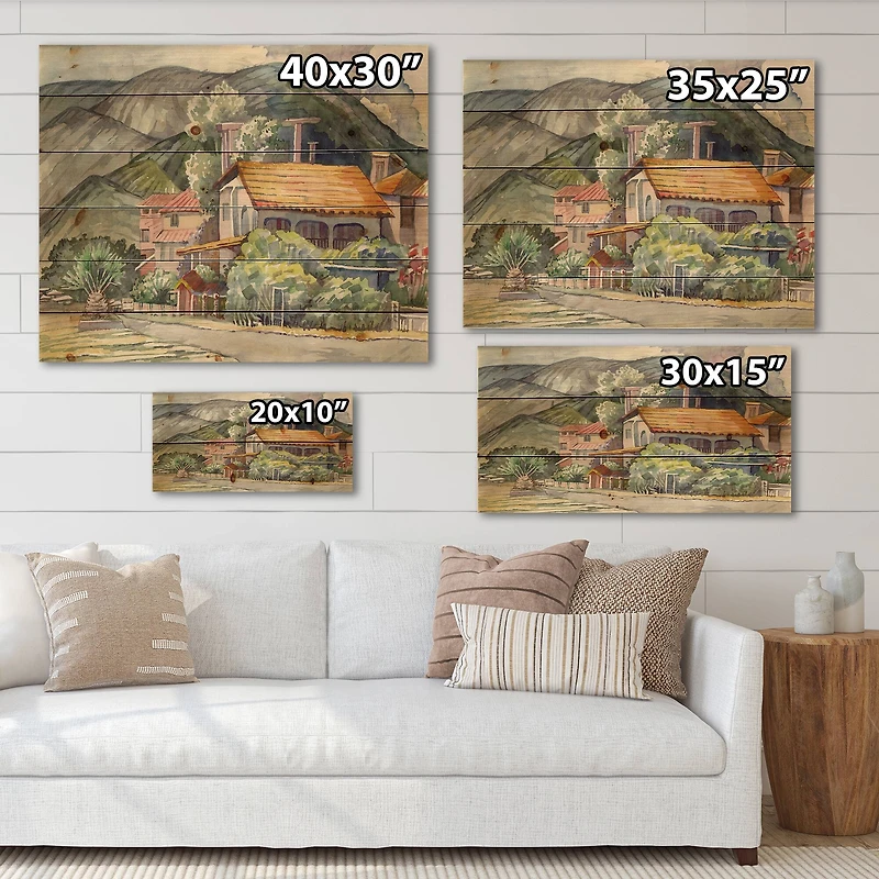 Designart - Greek Landscape Off The Coast Of The Aegean Sea