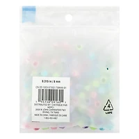 12 Packs: 200 ct. (2,400 total) 8mm Pastel Mix Faceted Beads by Creatology™