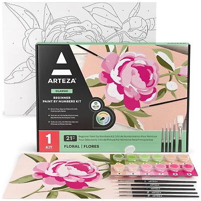Arteza® Floral Paint by Numbers Kit