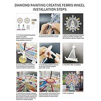 Sparkly Selections Space Theme Ferris Wheel 3D Decoration Diamond Painting