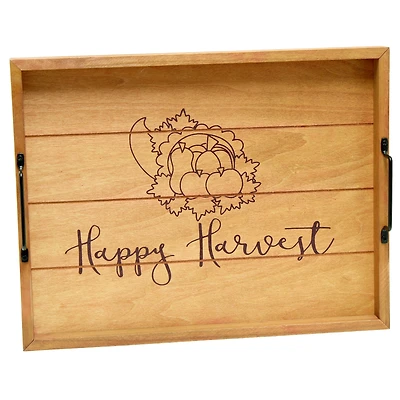 Elegant Designs™ 15.5" Happy Harvest Serving Tray with Handles