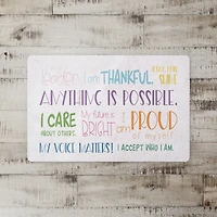 I Am Words 27" x 18" Floor Mat