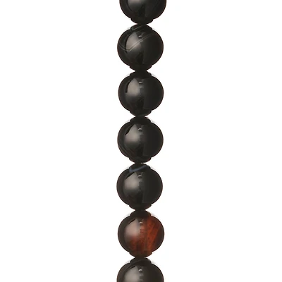 12 Pack: Multicolor Onyx Round Beads, 10mm by Bead Landing™