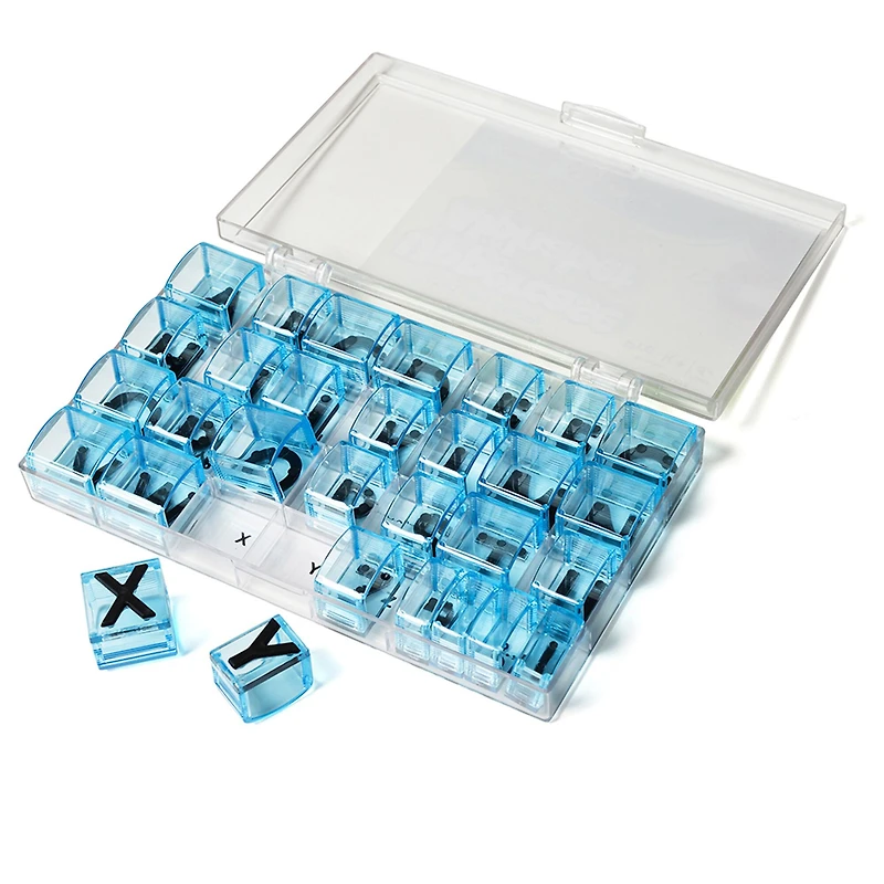 Educational Insights® See and Stamp™ Transparent Stamps , Uppercase Alphabet, 2 Sets of 52