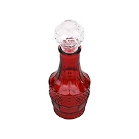6" Red Glass Bottle Tabletop Décor by Ashland®