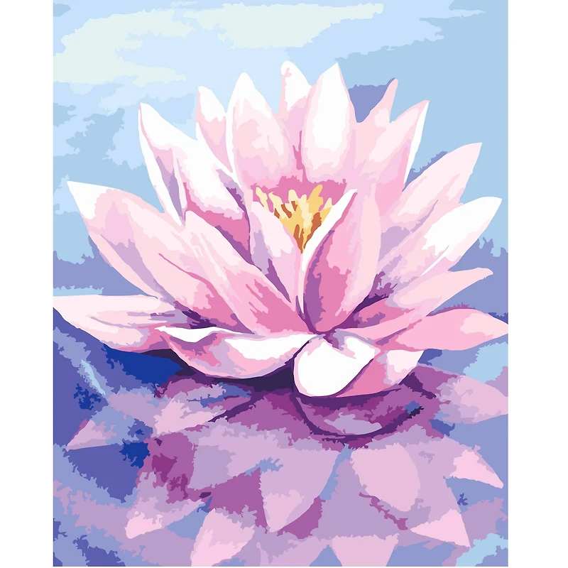 16" x 20" Waterlily Paint-by-Number Kit by Artist's Loft®