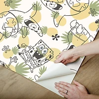 RoomMates SpongeBob SquarePants Pineapple Peel & Stick Wallpaper