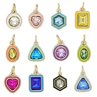 Enamel Gems Charm Mix by Bead Landing™