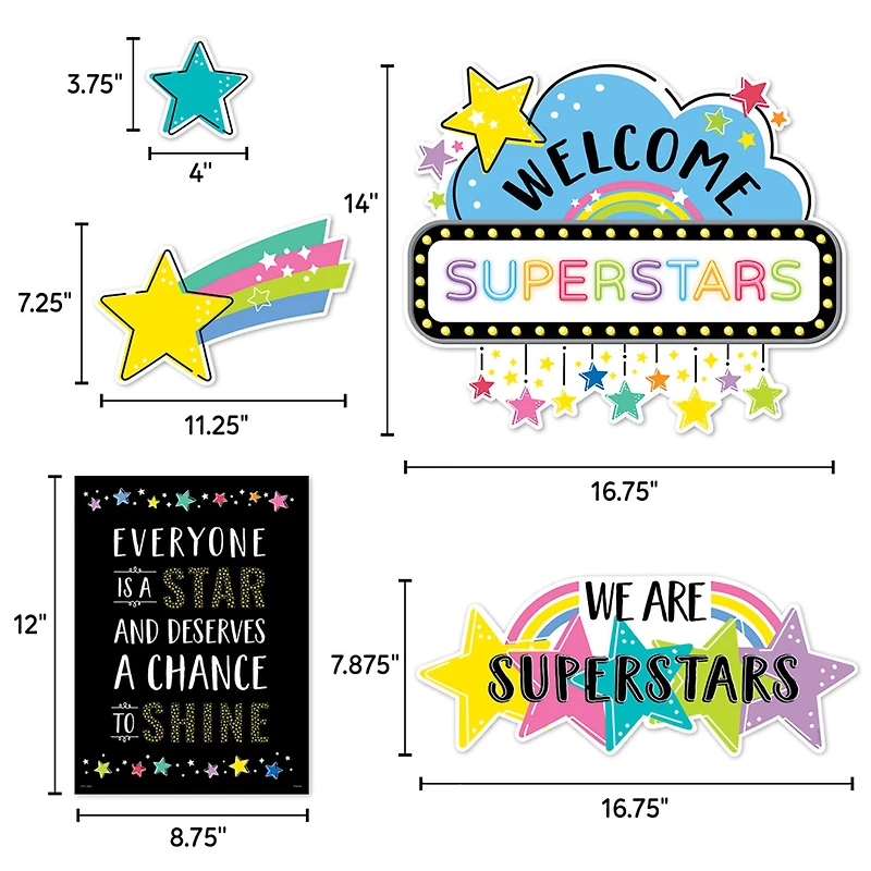 Creative Teaching Press® Shine Bright Bulletin Board Set
