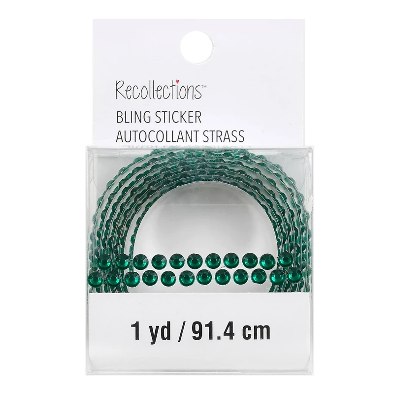 Dark Green Rhinestone Bling on a Roll™ by Recollections™