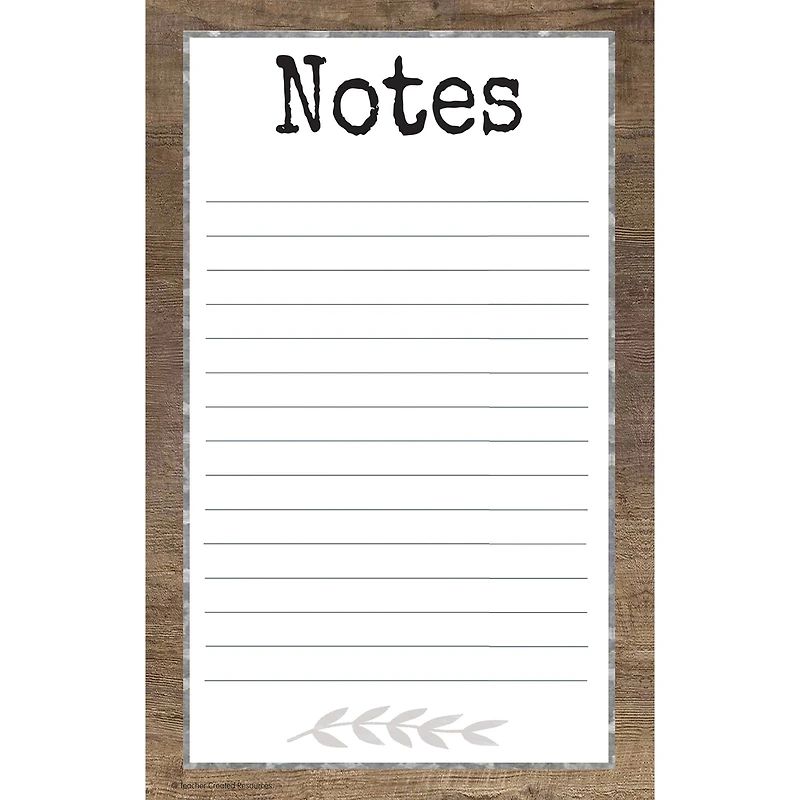Teacher Created Resources Home Sweet Classroom Notepad, 6ct.