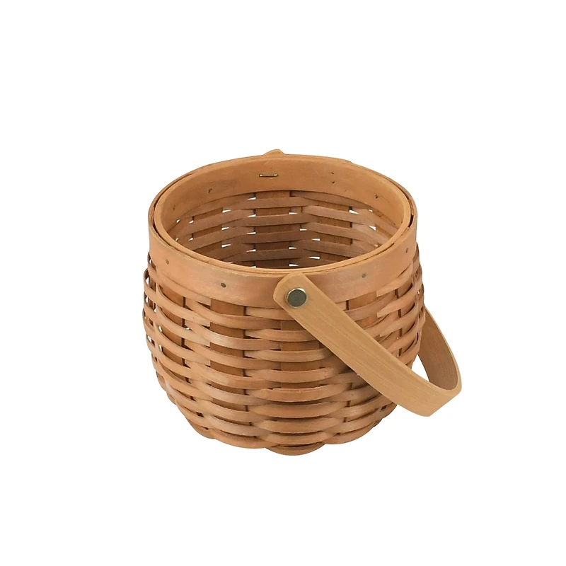 4.75" Natural Brown Round Chipwood Basket by Ashland®