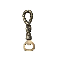 Hello Honey® 5.75" Gold Nautical Rope Antique Bottle Opener