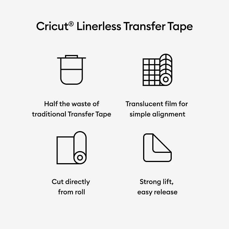 Cricut® 30ft. Linerless Transfer Tape, Transparent
