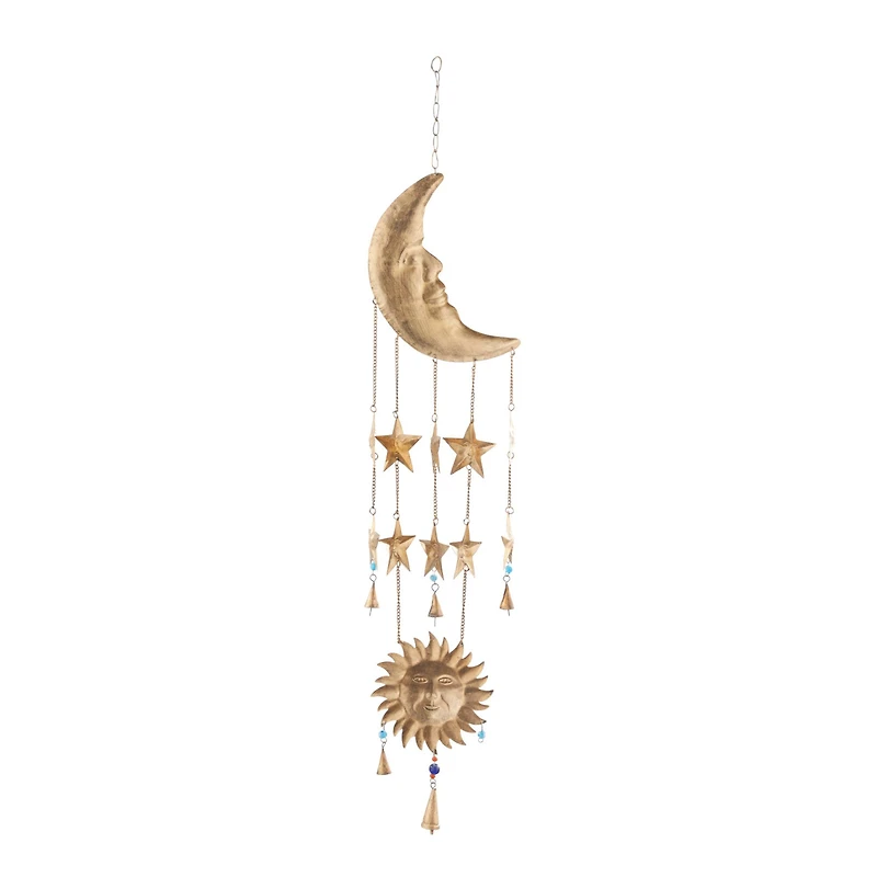 Gold Metal Eclectic Windchime