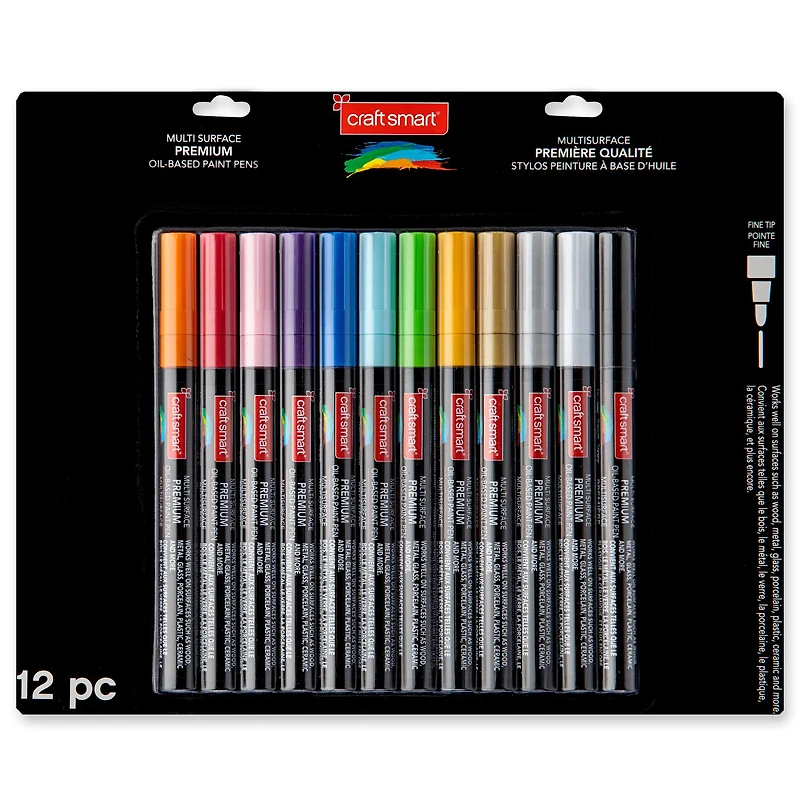 Premium Fine Tip Oil-Based Paint Pens by Craft Smart®