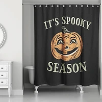 Retro Pumpkin Spooky Season 71" x 74" Shower Curtain