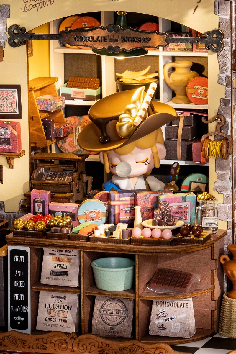 Rolife® Henry's Chocolate DIY Miniature House Kit