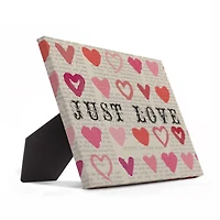 Just Love 8" x 10" Tabletop Canvas