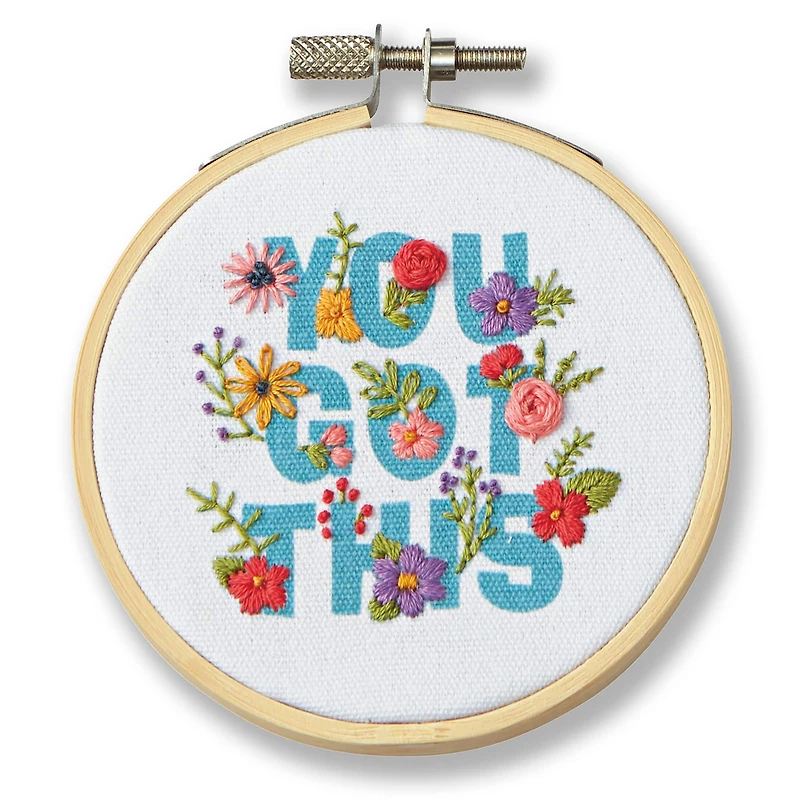 You Got This Embroidery Kit by Loops & Threads®