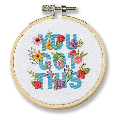 You Got This Embroidery Kit by Loops & Threads®