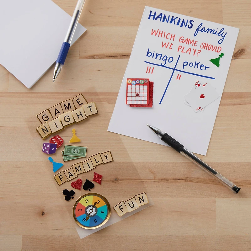 Game Night Dimensional Stickers by Recollections™