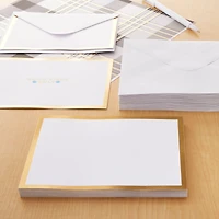 Gold Foil Flat Cards & Envelopes by Recollections™, 5" x 7"