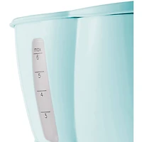 Brentwood 4-Cup Blue Coffee Maker