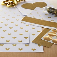Glitter Heart Cardstock Paper by Recollections