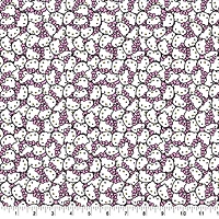 Hello Kitty® Packed Pink Bow Cotton Fabric 