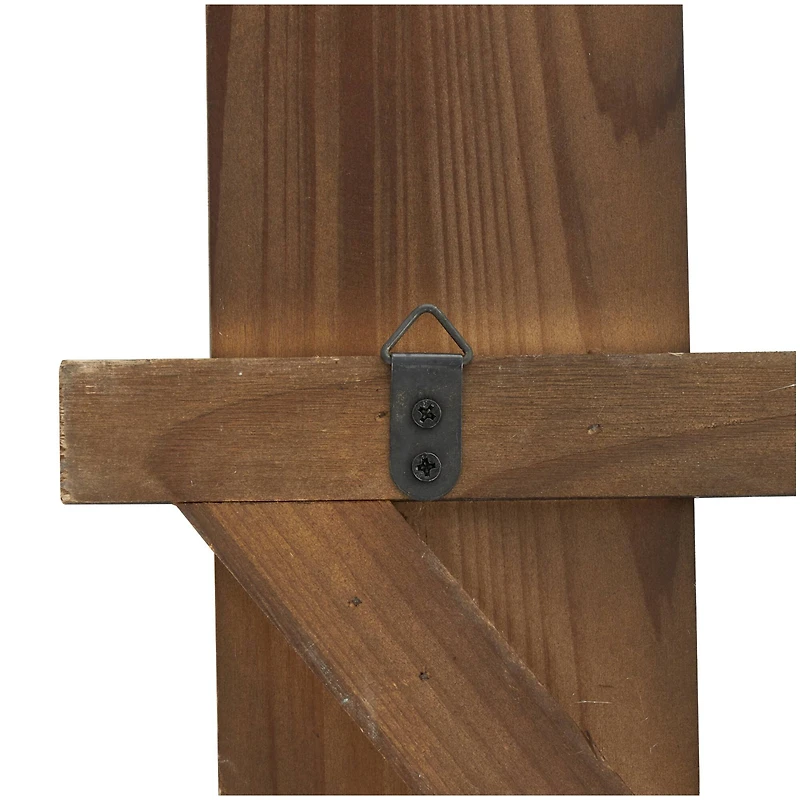 Gray Arrow & Stripe Patterned Wood Paddle Wall Décor