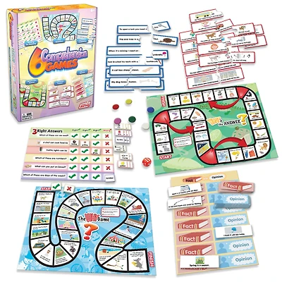 Junior Learning® 6 Comprehension Games Set