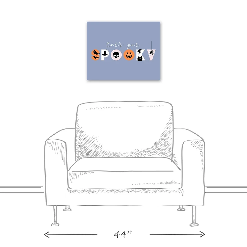 Let's Get Spooky Canvas Wall Art