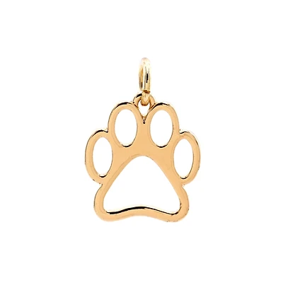 Charmalong™ 14K Gold Plated Paw Charm by Bead Landing™