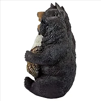 Design Toscano 12" Black Bear Cubs Welcome Statue