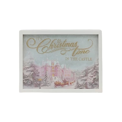 19.75" Christmas in the Castle Framed Wall Décor by Ashland®
