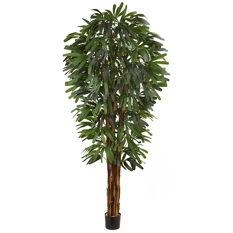 7ft. Potted Raphis Silk Palm Tree