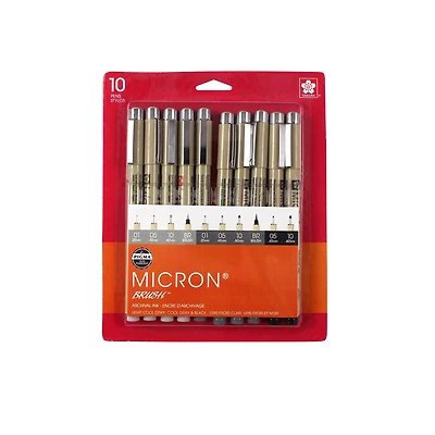 Pigma® Micron® Gray & Black Pen Set